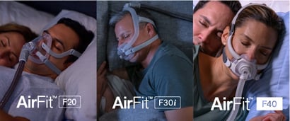 Comparison guide: AirFit F20 vs F30i vs F40 full face masks